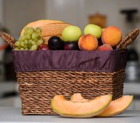 تصویر سبد همه کاره حصیری 