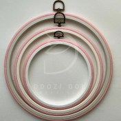 تصویر کارگاه ژله ای گلدوزی – رنگ صورتی روشن 