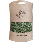 تصویر پلت یونجه با گل سرخ مخصوص جوندگان هپی بانی وزن 500 گرم 