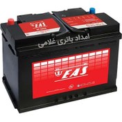 تصویر باتری 74 آمپر ایاس EAS eas 74ah car battery borna