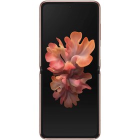 تصویر گوشی موبایل سامسونگ مدل Galaxy Z Flip SM-F700F/DS دو سیم کارت برنز 256 گیگابایت Samsung Galaxy Z Flip 5G Dual SIM Mobile Phone