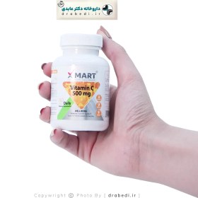 تصویر قرص ویتامین سی 500 میلی گرم ایکس مارت 60 عددی X Mart Vitamin C 500 mg 60 Tablets