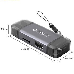 تصویر کارتخوان و رم ریدر اوریکو Orico 2CR61 USB2.0 6-in-1 Card Reader 