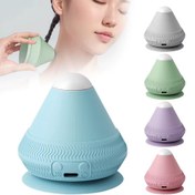 تصویر ماساژور ویبره‌دار سیلیکونی شارژی برای گردن و صورت 