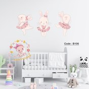 تصویر خرگوش های بالرین کُد B106 