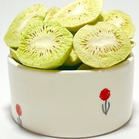 تصویر کیوی خشک پفکی فریزدرایر 