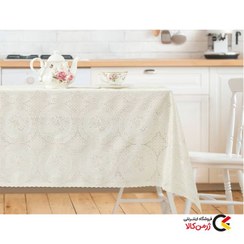 تصویر رومیزی ترک طرح گیپوری برند مادام کوکو مدل RONNI | ژرمن کالا 