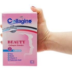 تصویر کلاژینو بیوتی پودر کلاژن بایو اکتیو ساشه 30عددی COLLAGINO BEAUTY POWDER COLLAGEN BIO-ACTIVE 30 SACHET