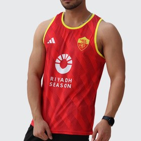 تصویر تاپ ورزشی مردانه حلقه ای فوتبالی فلامنت سوزنی سابلی آ_ اس رم 