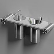 تصویر جای صابون و مایع دستشویی مدل ROUND 