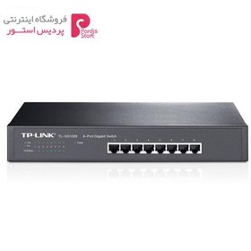 تصویر سوييچ 8 پورت گيگابيت و رکمونت تی پی لينک مدل TL-SG1008 TP-LINK TL-SG1008 8-port Gigabit Desktop/Rackmount Switch