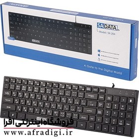تصویر کیبورد سیم دار SADATA 204 