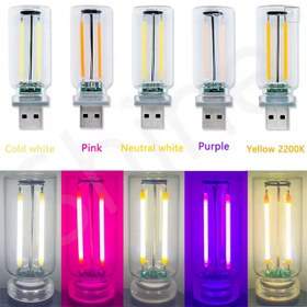 تصویر لامپ رتروی لمسی USB 