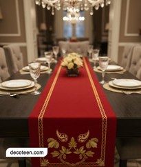 تصویر رانر مخمل دکوتین مدل زریا ZARYA 