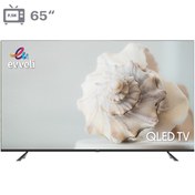 تصویر تلویزیون هوشمند 65 اینچ ایوولی مدل 65EV250QA Evvoli 65inch 4k QLED Smart TV 65EV250QA