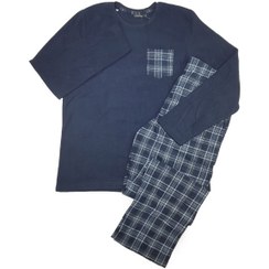 تصویر ست پلیور و شلوار مردانه سرمه ای برند لیورجی کد male729 