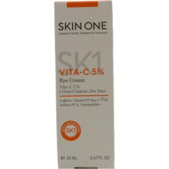 تصویر کرم دور چشم ویتامین C 5% اسکین وان حجم ۲۰ میلی لیتر 