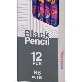 تصویر مداد گرد ماین (طرح فوتبالی) بسته ۱۲ عددی جور 