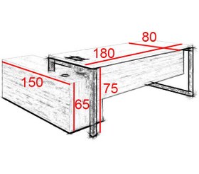 تصویر میز مدیریتی سیمپل Simple 