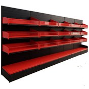 تصویر قفسه میوه یک طرفه هایپر مارکتی خود ایستا 