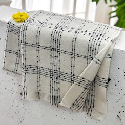 تصویر شال موهر بوکله سفید 20666 