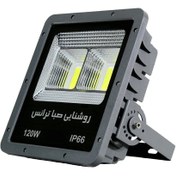 تصویر پروژکتور 120 وات COB صبا ترانس مدل پنجره ای مربع 120WATT PANJEREI COB SABA TERANS