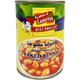 تصویر کنسرو لوبيا ليما قوطی 400 گرم LEEMA مدل BAKED BEANS Leema Baked Beans 400gr