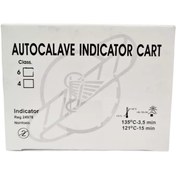 تصویر اندیکاتور کلاس ۶ اتوکلاو (اندیکاتور کارتی بخار ) autocalave indicator cart