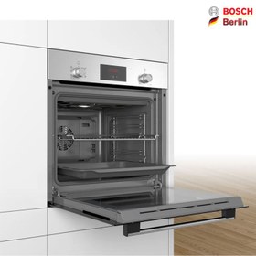 تصویر فر توکار بوش 67 لیتر سری 2 استیل مدل HBF113BR0Q Bosch HBF113BR0Q Serie 2 Built-in Oven 67L Steel 220-240V Hydrolytic