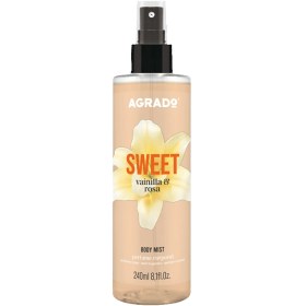 تصویر بادی میست وانیل شیرین و رز آگرادو | Agrado Body Mist Sweet Vanilla & Rose 240 ml 