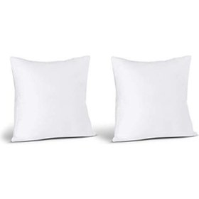 تصویر روکش بالشت پر شده ۲ عددی - ۴۳ در ۴۳ سانتیمتر بالشت پر شده وی آی پی برند nelson Throw Pillow Cover Inner Filling 2 PCS - 43X43 Vip Pillow Inner Filling