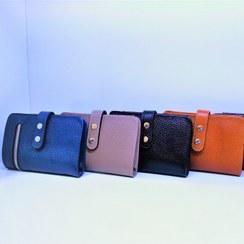 تصویر کیف پول دستی زنانه چرم طبیعی مدل V-05 