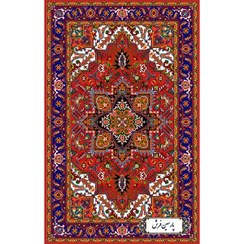 تصویر نخ و نقشه قالیچه زیرپایی طرح هریس – کد NZ2889 