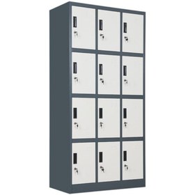 تصویر کمد فلزی ۱۲ درب 