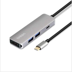 تصویر هاب ۴ پورت USB-C اونتن مدل OTN-9590 