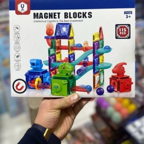 تصویر مگنت شیشه ای ۱۱۵ قطعه خارجی 