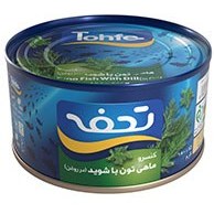 تصویر تن ماهی با شوید در روغن تحفه 180 گرمی 