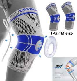 تصویر زانوبند آتل دار کشتی کد 6813 Wrestling Knee brace code 6813