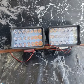 تصویر پرژکتور LED21 چهار حالته (پلیسی دار) 