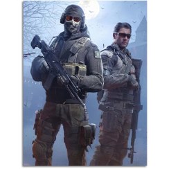 تصویر تابلو عکس اتاق گیمینگ با تم کال آف دیوتی (عمودی) Call of Duty-066 