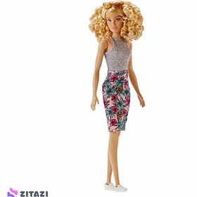 تصویر عروسک باربی مو فرفری مدل Barbie Fashionistas Charming Party Dolls - زمان ارسال 15 تا 20 روز کاری 