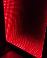 تصویر آینه بینهایت(60×100سانتی متر) RGB ریموت دار infinity mirror