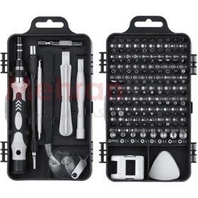 تصویر ست پیچ گوشتی حرفه ای تعمیرات موبایل یوپین مدل A120 PRO Upin 6024 Screwdriver Set with 117pcs