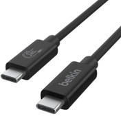 تصویر کابل یو اس بی سی 1.2 متری ۲۴۰ وات بلکین مدل Belkin Connect USB4 Cable 240W + 20Gbps 