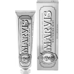 تصویر خمیر دندان مارویس مدل Whitening Mint سفید کننده حجم 85 میلی لیتر Marvis Whitening Mint Toothpaste 85 ml