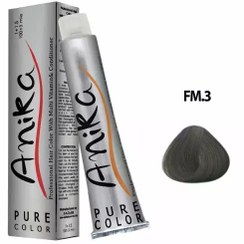 تصویر رنگ مو قهوه ای دودی تیره شماره FM.3 آنیکا 