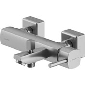 تصویر شیر حمام  شودر    یونیک  کروم shouder bath  faucet  unique