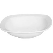 تصویر سالادخوری چینی زرین کواترو سفید (سایز 14) Zarin Iran Hoteli-Quattro White 1 Piece FDC Salad-Bowl 14