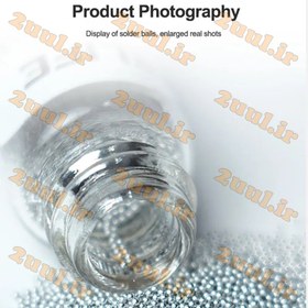 تصویر توپ قلع و ساچمه قلع برند ریلایف سایز 0.35mm 