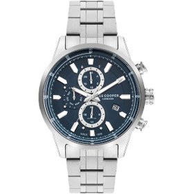 تصویر ساعت مردانه چند کاره برند لی کوپر با صفحه آبی - LC07836.390 برند lee cooper LEE COOPER Men's Multi Function Blue Dial Watch - LC07836.390